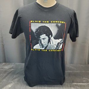 Elvis The Concert World Tour 2001 Men's Medium T-Shirt 2 Sided Graphic Print